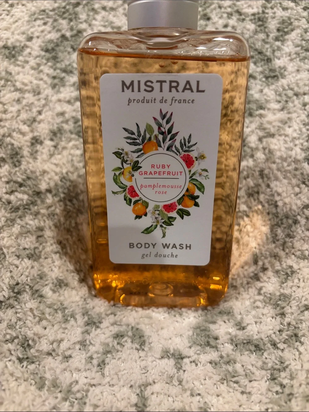 Mistral Ruby Grapefruit Scented Luxury Body Wash NWT 10oz Made in France